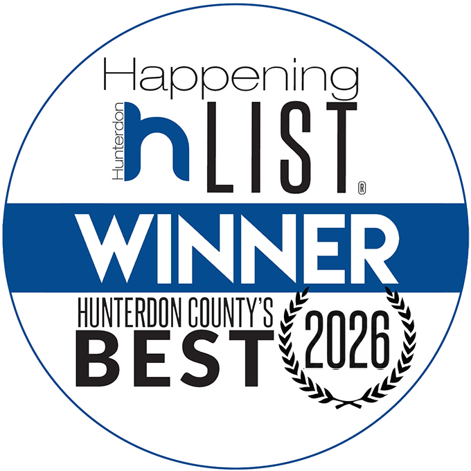 2026 Happening List Hunterdon County's Best Winner award badge presented to Just iMajin for excellence in web design, branding, and digital services.
